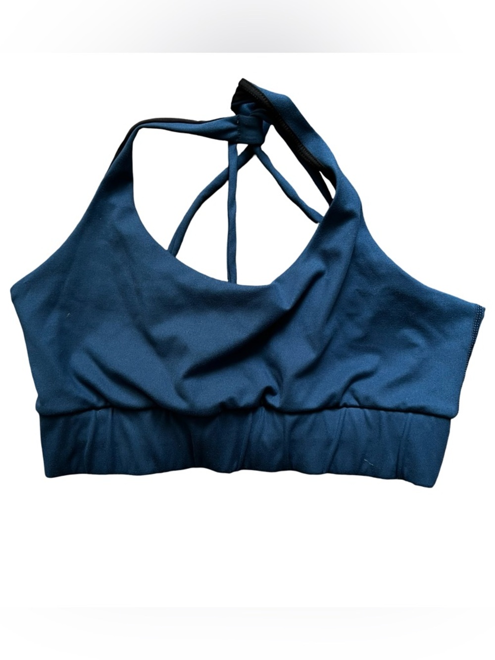 Recreation Sweat Recsweat Core Cross-Back Bra in Midnight Blue Small